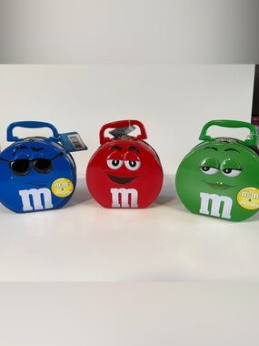2002 M&M's Brand Collectible Character Lunch Boxes